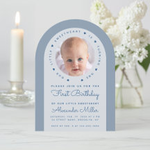 Foto Blauwe Boog Onze Kleine Liefje Verjaardag