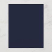 Foto blauwe gouden papieren vel voor 75e verjaarda (Achterkant)