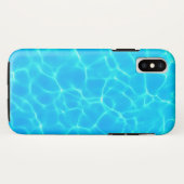 Foto: Blauwe poolwaterreflecties Case-Mate iPhone Case (Achterkant (horizontaal))