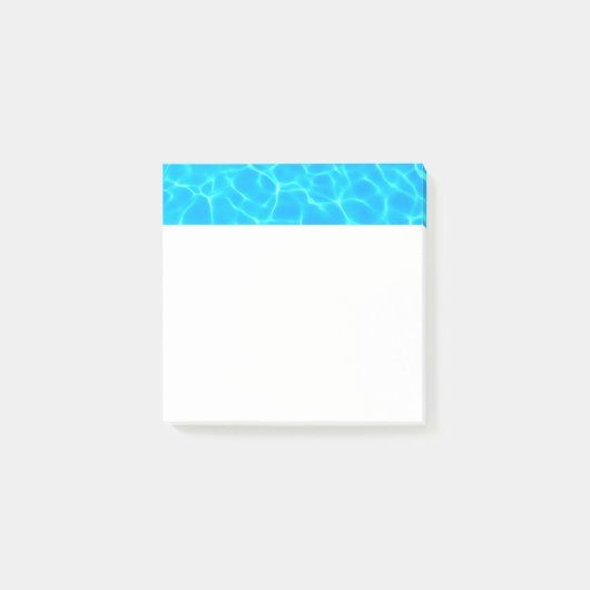 Foto: Blauwe poolwaterreflecties Post-it® Notes (Voorkant)