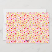 Foto Bloed Pattern Galentine Day Friends 2 Feestdagenkaart (Achterkant)