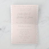 Foto Bloemen Damast trim bi-fold Wedding (Binnen)