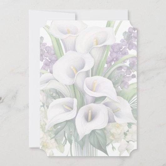 Foto Bloemenbegrafenis Viering van het leven Kaart (Achterkant)