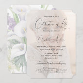 Foto Bloemenbegrafenis Viering van het leven Kaart (Voorkant / Achterkant)