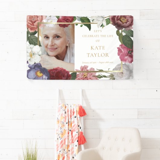 Foto Bloemendienst Herdenkingsdienst Spandoek (Insitu)