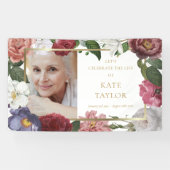 Foto Bloemendienst Herdenkingsdienst Spandoek (Horizontaal)