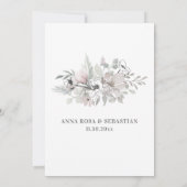 *~* FOTO Bloemenkrans AR16 RSVP Trouw Uitnodiging (Achterkant)