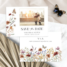 Foto Bloemige Bewaar De Datum Save The Date