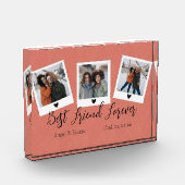 Foto Blok Beste Vriend | 3 Aangepaste Foto's (Links)