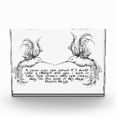 Foto Blok Hummingbird Quote (Voorkant)