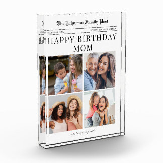 Foto Blok Verjaardagsfotocollage voor mama