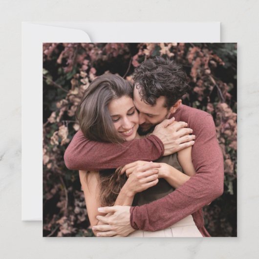 Foto: Blue & Gold Foil Glitter Wedding Congrations Kaart (Achterkant)