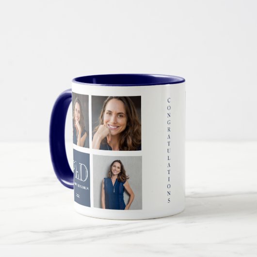 Foto Blue PhD Afstuderen Mok (Voorkant links)