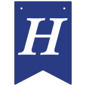 Foto Blush Pink Gradient Happy Birthday Vlaggetjes (Tweede vlag)