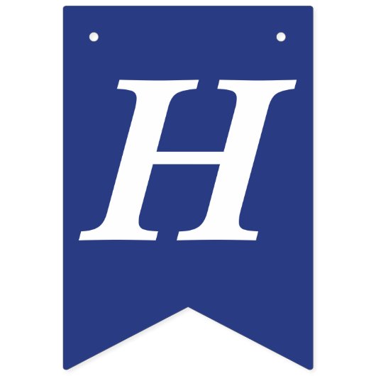 Foto Blush Pink Gradient Happy Birthday Vlaggetjes (Tweede vlag)