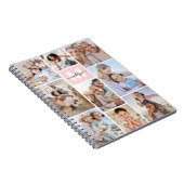 Foto Blush Roze Monogram Notitieboek (Rechterzijde)
