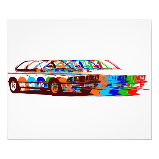 Foto: BMW E30 Foto Afdruk (Voorkant)