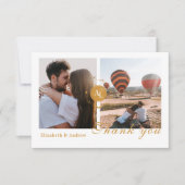 Foto Boarding Pass Cosmic Wedding Bedankkaart (Voorkant)