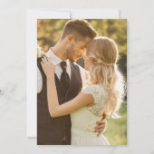 Foto Boho Chic Retro Bloemen Retro Kaart (Achterkant)