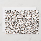 Foto Boho Floral Safari Wild Een 1e verjaardag Kaart (Achterkant)