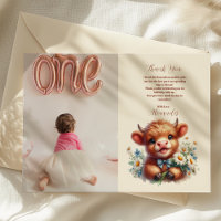 Foto Boho Holy Koe Highland Koe 1e verjaardag