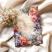 Foto Boho Wildflower Meadow Afstuderen Kaart