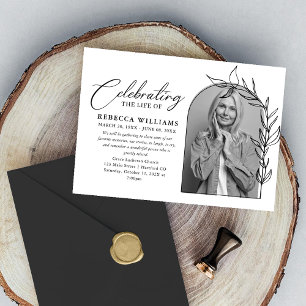 Foto Boog Foliage Viering van het Leven Kaart