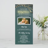 Foto Boom Tak Rustieke Bruiloft Programma's (Staand voorkant)