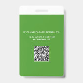 Foto boomdienst personeelsbadge badge (Achterkant)
