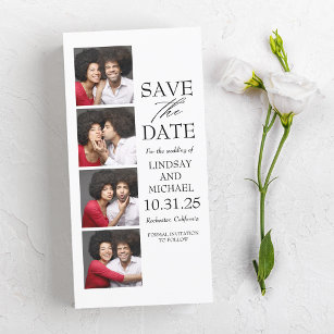 Foto Booth Bladwijzer Style Modern Save the Date