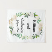 Foto Booth Decor, Greenery Wedding Back drop Wandkleed (Voorkant (horizontaal))