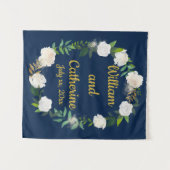 Foto Booth Decor, Greenery Wedding Back drop Wandkleed (Voorkant (horizontaal))