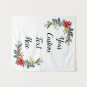 Foto Booth Decor, Holiday Wedding Back drop Wandkleed (Voorkant (horizontaal))