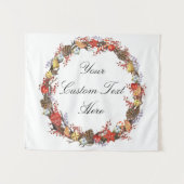 Foto Booth Decor, kerstbruiloft achterste druppel Wandkleed (Voorkant (horizontaal))