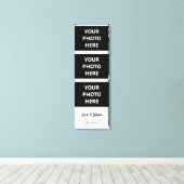 Foto Booth Foto Strip Custom Photography Collage Canvas Afdruk (Insitu (Houten vloer))