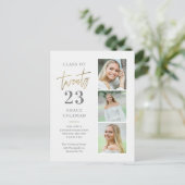 Foto Booth Graduation Party Invitation Briefkaart (Staand voorkant)