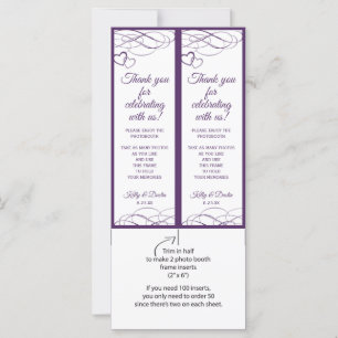 Foto Booth-Lijsten invoegen   Bedekte (plum)