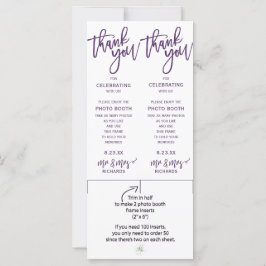 Foto Booth-Lijsten invoegen | Penseel (pruimen/Paa