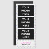Foto Booth Magnet Cute Easter | 3 AFBEELDINGEN (Voorkant / Achterkant)