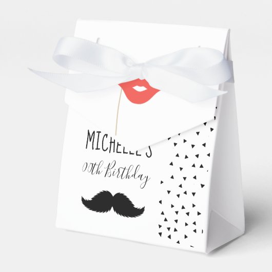 Foto Booth Party, gepersonaliseerd gastavor Bedankdoosjes (Voorkant Zijde)