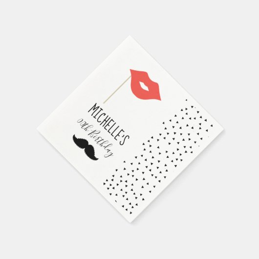 Foto Booth Party gepersonaliseerd Servetten (Hoek)