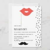Foto Booth Party Invitation Kaart (Voorkant)