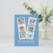 Foto Booth Personalized 6 Afbeeldingen and Text Briefkaart (Staand voorkant)