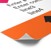 Foto Booth Prop Lijst Poster Social Media Design (Hoek)