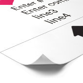 Foto Booth Prop Lijst Poster Social Media Design (Hoek)