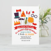 Foto Booth Props Party Uitnodigingen (Staand voorkant)