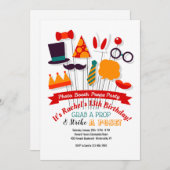 Foto Booth Props Party Uitnodigingen (Voorkant / Achterkant)