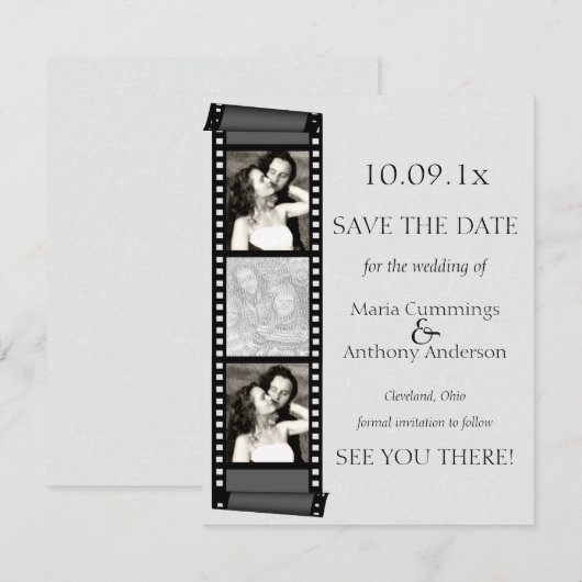 Foto Booth Save the Date (Voorkant / Achterkant)