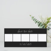  Foto Booth Save the Date Cards (Staand voorkant)