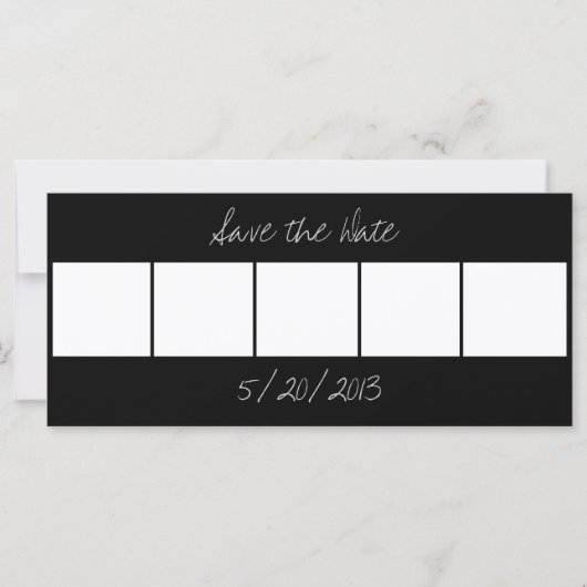  Foto Booth Save the Date Cards (Voorkant)